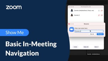Thumbnail for: Basic In-Meeting Navigation