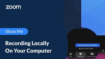 Thumbnail for: Recording Locally On Your Computer