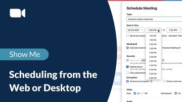 Thumbnail for: Schedule a Meeting from the Web or Desktop
