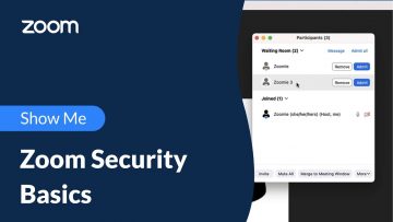 Thumbnail for: Zoom Security Basics